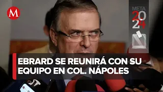 Marcelo Ebrard se reunirá con su equipo para analizar incidencias en encuesta