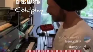Chris Martin - COLDPLAY - Concierto en casa