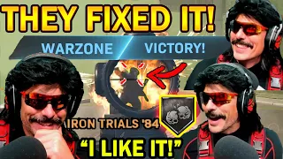 DrDisrespect LIKES Warzone's NEW IRON TRIALS 84 Mode & Gets a BIG WIN With Zlaner! Tailored for Doc!