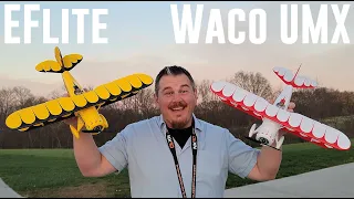 Eflite - Waco - UMX - Unbox, Radio Setup & Maiden Flights + NEW Transmitter?!?