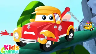 Slippery Slope Car Cartoons + More Car Videos by Kids Channel