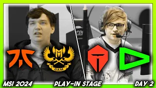 Doublelift abandoned us ☹️ (MSI 2024 CoStreams | Play-In Stage | Day 2: FNC vs GAM ━ TES vs LLL)