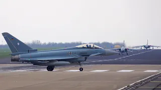 [4K] Planespotting Nörvenich TaktLwg 31 „Boelcke“ I Eurofighter & Tornado I Takeoff & Landing