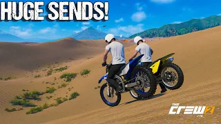 THIS GAME LET US RIDE TO THE DUNES AND HIT HUGE SENDS! (The Crew 2 Multiplayer)