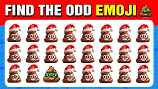 83 puzzles for GENIUS | Find the odd one out - Emoji Edition - Spot the odd Emoji