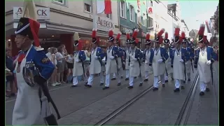 Schützenfest in Neuss - Vorreiter, Sappeure, Grenadiere Block 1+2:  27.08.2017