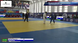 66 kg Цветков Н Яровой Е 23 04 2021 Т1 Всероссийские соревнования по дзюдо среди юниоров до 21 год