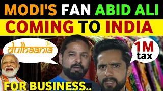 MODI'S FAN ABID ALI TALK ON INDIA PAKISTAN TRADE RESUME, PAK PUBLIC REACTION ON INDIA, REAL TV