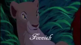 Lion King - Can You Feel The Love Tonight/One Line Multilanguage/Part 1