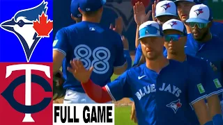 Blue Jays vs Twins [FULL GAME] May 12, 2024 - MLB Highlights | MLB Season 2024
