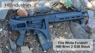 HBI CZ BREN 2 G36 Stock Fire Folded Demo