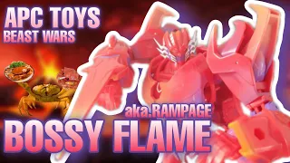 ❮ОБЗОР❯ на TRANSFORMERS APC TOYS - Bossy Flame [aka. BW Rampage]