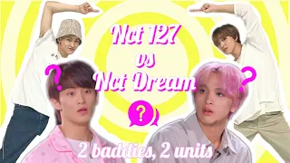 Mark and Haechan in Nct 127 vs Nct Dream