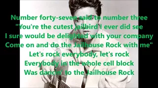 Jailhouse rock with lyrics(Sung by Elvis Presley)