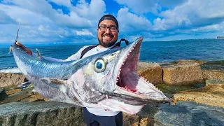 Fisherman hits the Jackpot Jetty Fishing Port Aransas!!