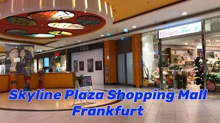Frankfurt Germany 🇩🇪 walking To Shopping Mall Skyline Plaza