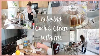 Relaxing Cook & Clean With Me | Cleaning Motivation