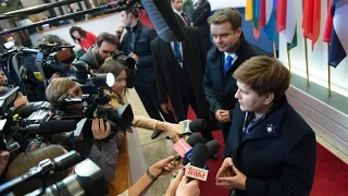 Beata Szydło po szczycie Unii Europejskiej z udziałem Turcji