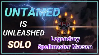 SOLO UNTAMED Kill the tetrad of Mordrem champions Legendary Spellmaster Macsen THE WHOLE EVENT