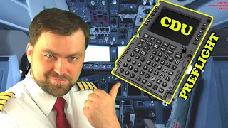 B737 CDU Set Up Preflight Cockpit Preparation by Real Airline Pilot | FMC | PMDG Flight Simulator