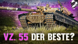 VZ.55 - Der beste Tier X Heavy aus dem Forschungsbaum? [World of Tanks - Gameplay - Deutsch]