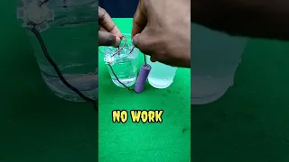 Amazing science experiment with water salt ll #shorts