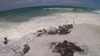 Big waves at Sharks Cove