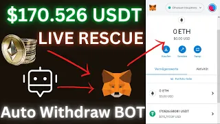 Metamask Wallet Hacked!!! HOW I AM RESCUING $170.526 USDT FOR A CLIENT LIVE! 2023