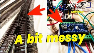 Wiring up multiple Model Railroad switch machines with Arduino!