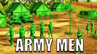 ARMY MEN Game!  Plastic Green Army Men Battle Simulator! (Army Men RTS Gameplay - TBT Ep. 1)