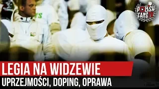 Legia na Widzewie - uprzejmości, doping, oprawa (30.10.2019 r.)