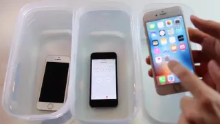 iPhone SE против 5S против 6S - Тест на защиту от Воды
