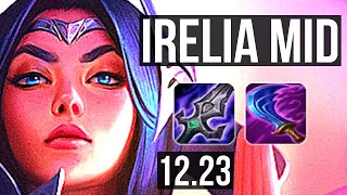 IRELIA vs KASSADIN (MID) | 67% winrate, 6 solo kills, 12/3/3 | EUW Master | 12.23