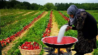 Making Fruit Jams in the Village - 1 Hour of the Best Jam Recipes