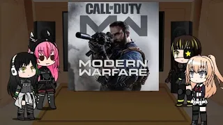 Girl's Frontline (AR squad) React to :CALL OF DUTY MODERN WARFARE MULTIPLAYER TRAILER: