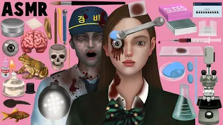 [ASMR|스톱모션] How a high school zombie transforms into a human🧟‍♀️👧  | Human costume | stop motion