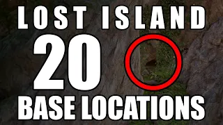 ARK Lost Island - 20 Base locations... rat holes, hidden areas, caves, alpha spots and more...