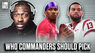 RG3 & Jeffrey Wright On Commanders Picking Caleb Williams vs Michael Penix Jr.