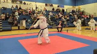 TW long kobudo at 2024 Franco Cup