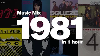 1981 in 1 Hour (old version)  - Top hits including: The Police, Joan Jett, Squeeze and more!