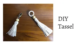 Cara Membuat Tassel Keychain Macrame | How to Make Tassel Keychain Macrame | Handmade