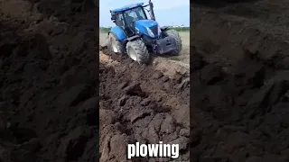 Why do farmers plough so deep? #tractor #farmer