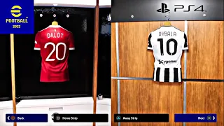 eFootball 2022 Man United vs Juventus Gameplay PS4