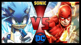 Archie Sonic VS The Flash (Sonic VS DC FT HotshotAB)