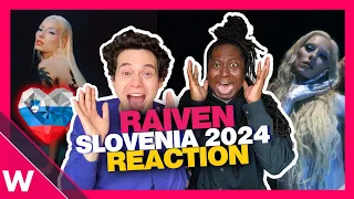 🇸🇮 Veronika reaction: Raiven (Slovenia Eurovision 2024)