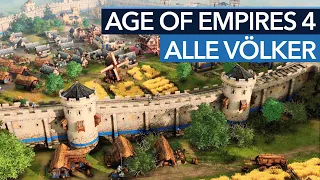 Age of Empires 4 startet mit wenigen, aber sehr unterschiedlichen Völkern