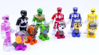 Power Rangers Toys Pretend Play | Paw Patrol Are In Trouble | Toys Play Time