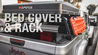 The BEST OVERLANDING BED RACK for JEEP GLADIATOR | Install & Trail Run