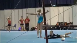 Tatiana Nabieva training FX 2010 Worlds