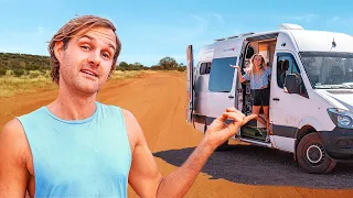 Living in a Van ALONE in the Middle of Nowhere | Van Life Australia